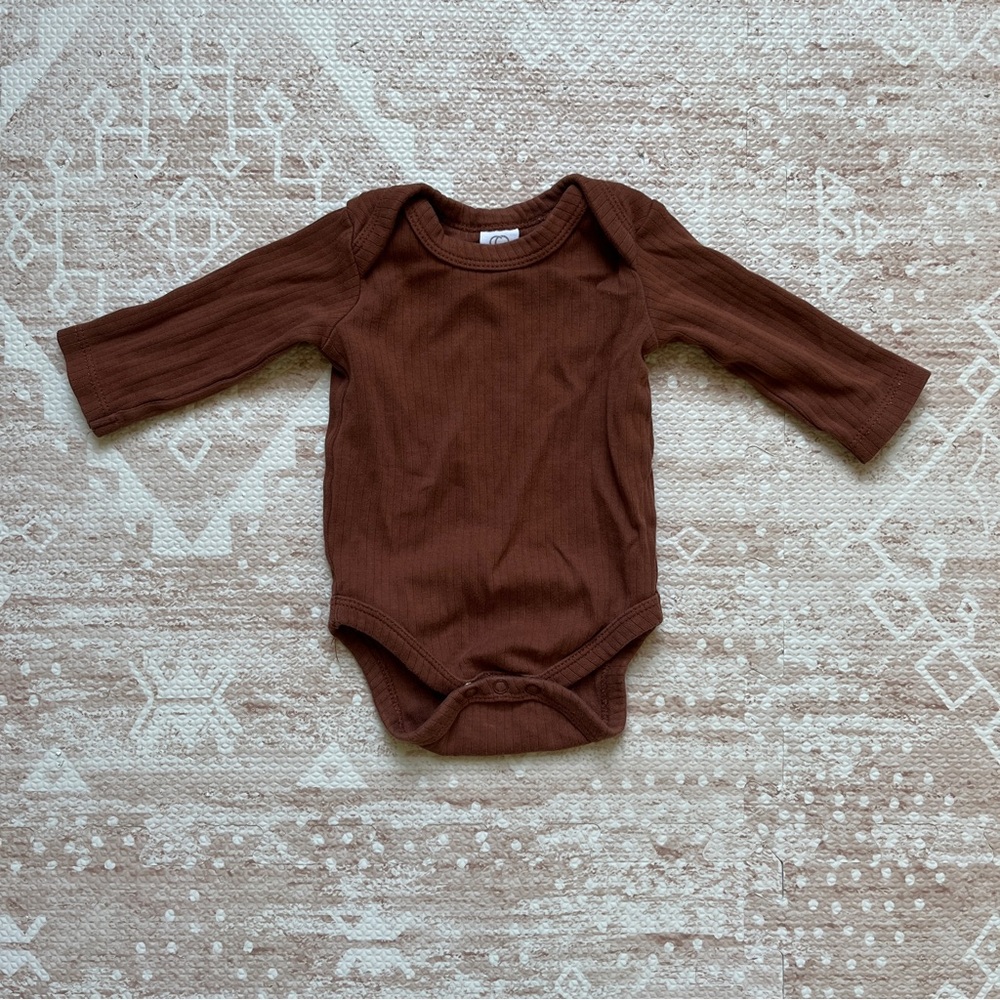 Ribbed Long Sleeve Bodysuit